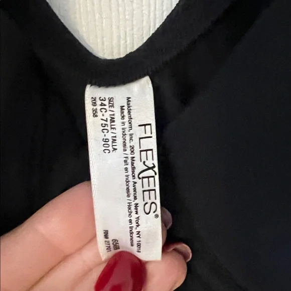 Flexees Black Shapewear - Picture 2 of 2